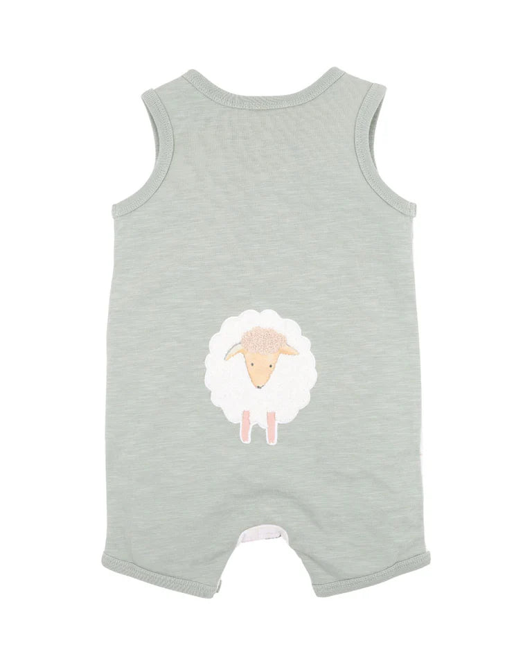CLAYTON PRINT SHEEP ROMPER