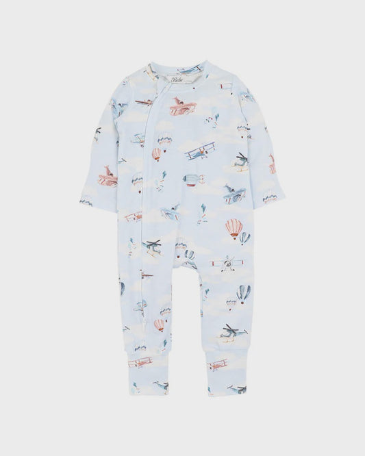 HARLAN PRINT LS ZIPSUIT