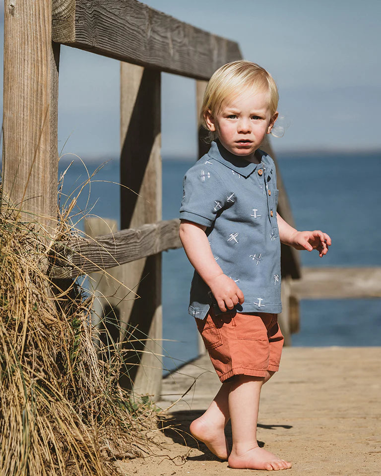 BOYS RUST SHORTS