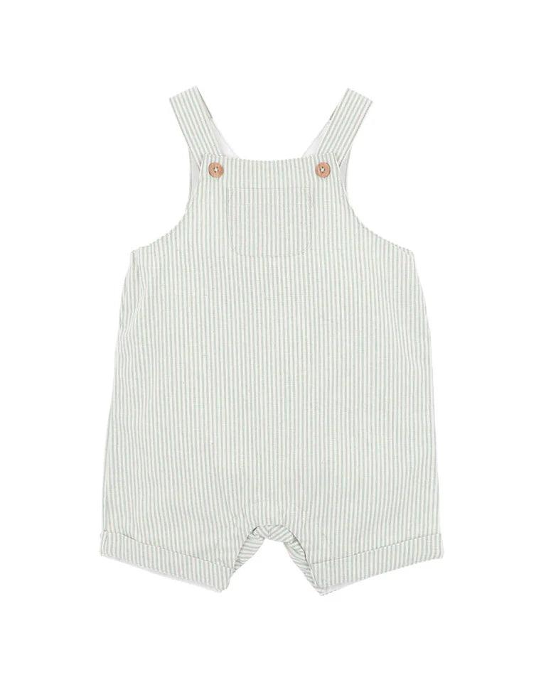 ROMAN GREEN STRIPE OVERALLS