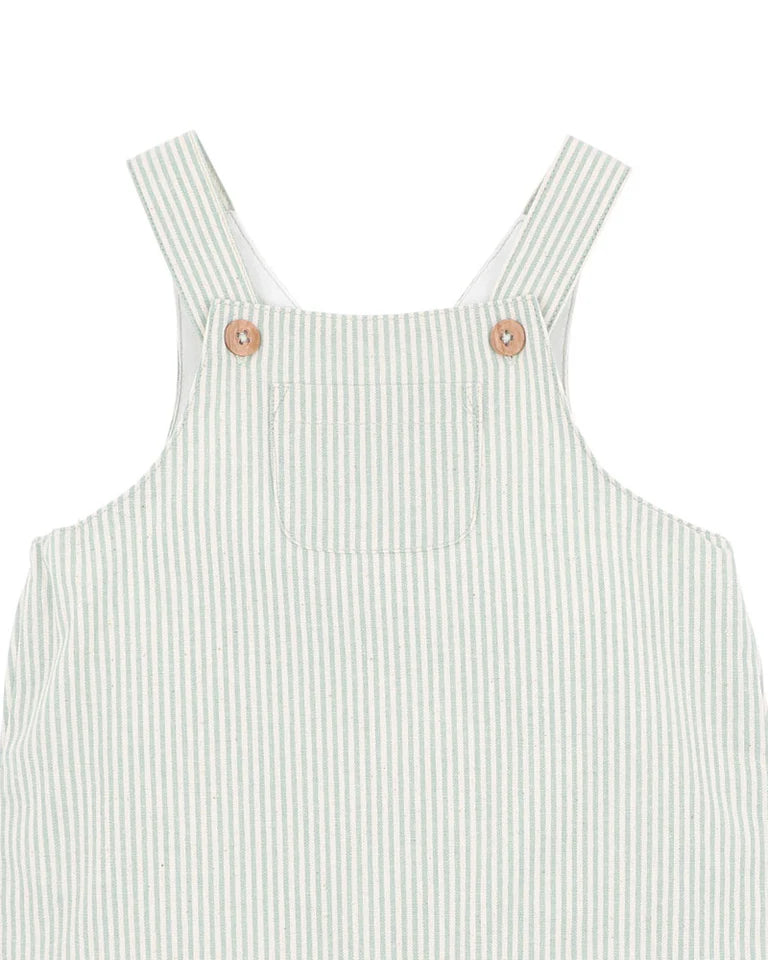ROMAN GREEN STRIPE OVERALLS