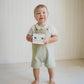 ROMAN GREEN STRIPE OVERALLS