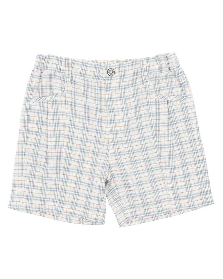 ROMAN CHECK SHORTS 3-7YRS