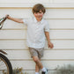 STONE ROMAN POCKET SHORTS 3-7YRS