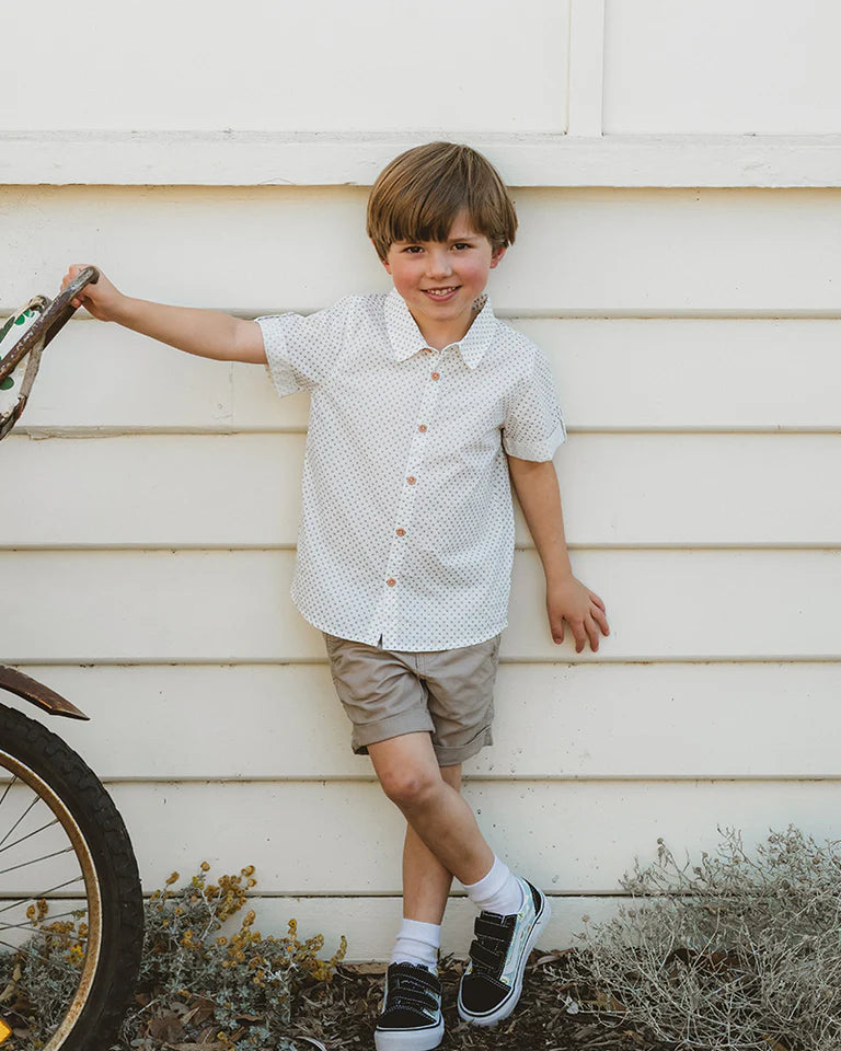 STONE ROMAN POCKET SHORTS 3-7YRS