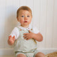 ROMAN GREEN STRIPE OVERALLS