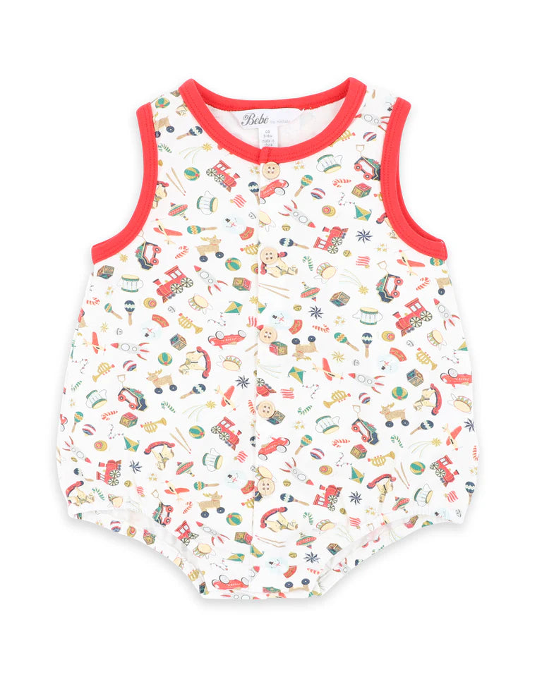FESTIVE TOY PRINT BODYSUIT