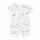 BRADY ORGANIC SS ZIP ROMPER