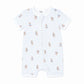 BRADY STRIPE ORGANIC SS ZIP ROMPER