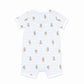 BRADY STRIPE ORGANIC SS ZIP ROMPER