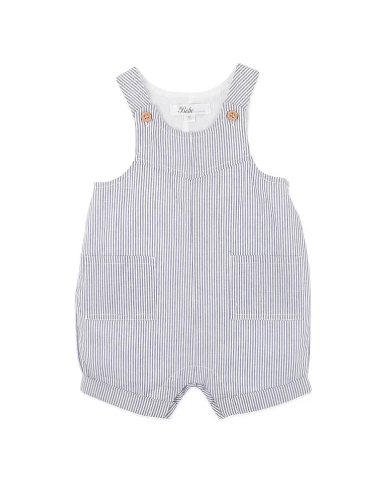 BRADY STRIPE WOVEN OVERALLS