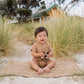SWAY TEXTURED EMBROIDERED LION ROMPER