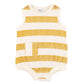 SWAY ORGANIC STRIPE WIDE RIB BODYSUIT