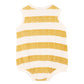 SWAY ORGANIC STRIPE WIDE RIB BODYSUIT