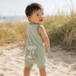 SWAY PRINT ELEPHANT ROMPER