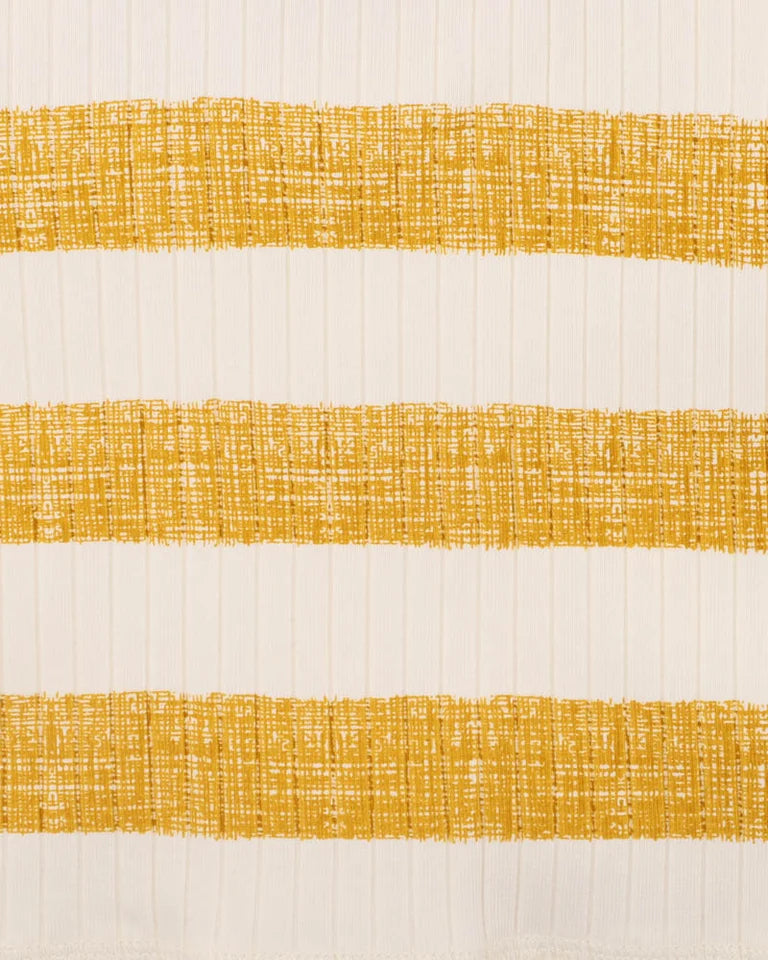 SWAY ORGANIC STRIPE WIDE RIB TEE