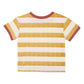 SWAY ORGANIC STRIPE WIDE RIB TEE 3-5Y
