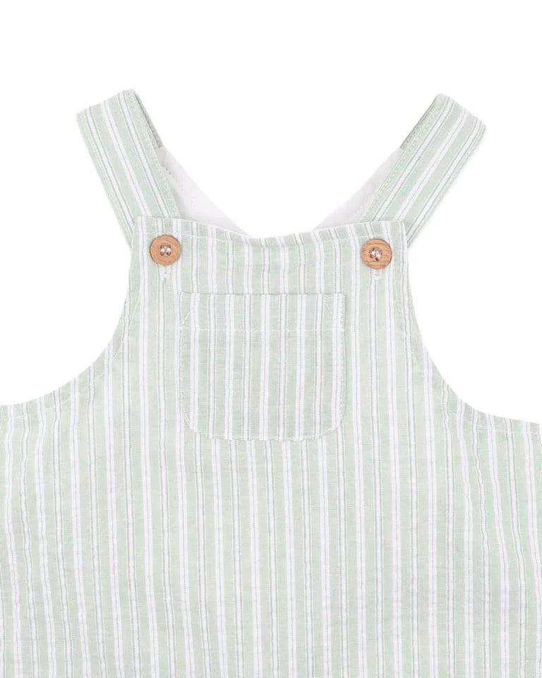 EVAN GREEN STRIPE OVERALLS