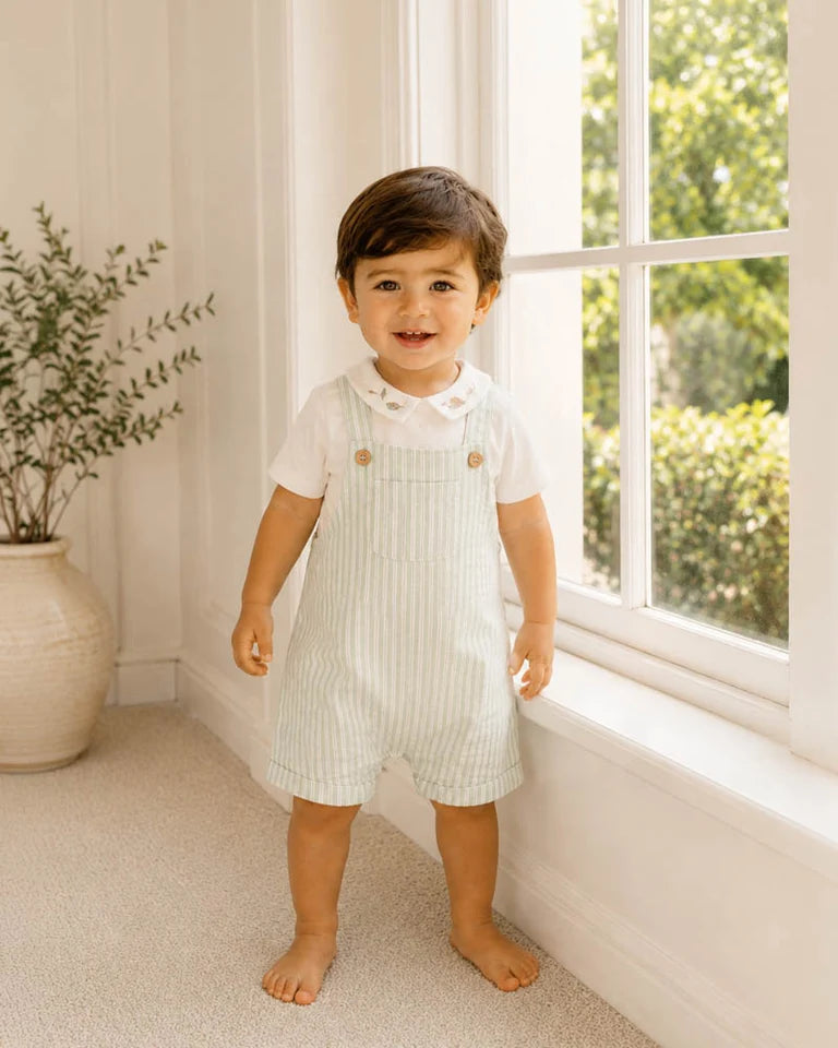 EVAN GREEN STRIPE OVERALLS
