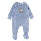 ALVIN VELOUR ZIP ONESIE