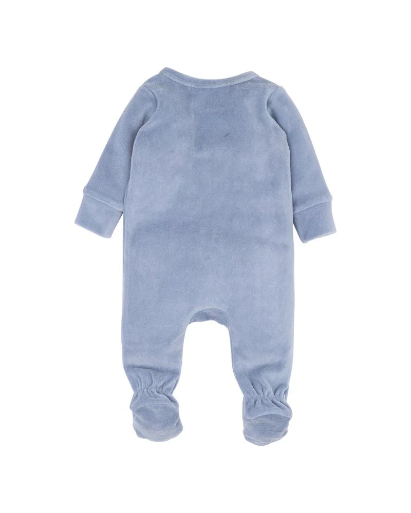 ALVIN VELOUR ZIP ONESIE