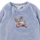 ALVIN VELOUR ZIP ONESIE