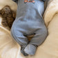 ALVIN VELOUR ZIP ONESIE