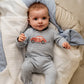 ALVIN STRIPE ORGANIC ZIPSUIT
