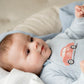 ALVIN STRIPE ORGANIC ZIPSUIT