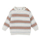 ALVIN STRIPE ORGANIC KNITTED JUMPER