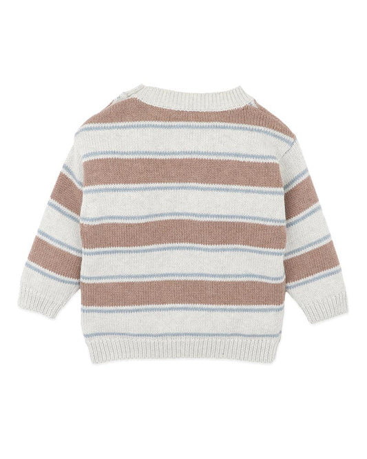 ALVIN STRIPE ORGANIC KNITTED JUMPER