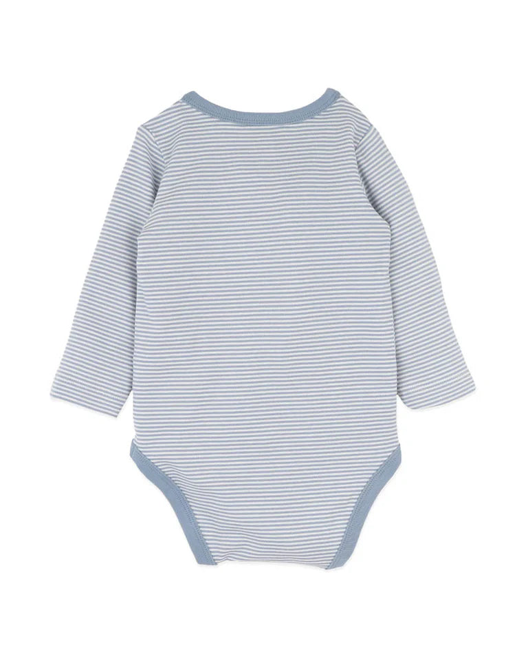 ALVIN ORGANIC STRIPE LS BODYSUIT