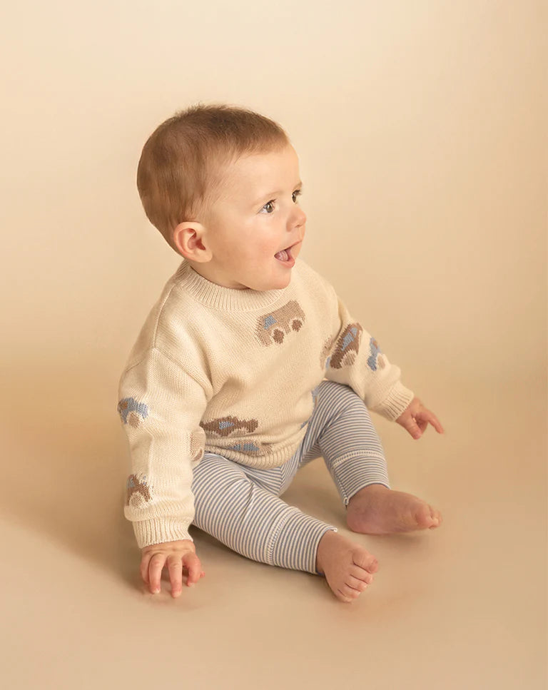 ALVIN STRIPE ORGANIC LEGGINGS
