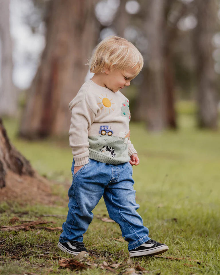 HUNTER DENIM PULL ON JEANS