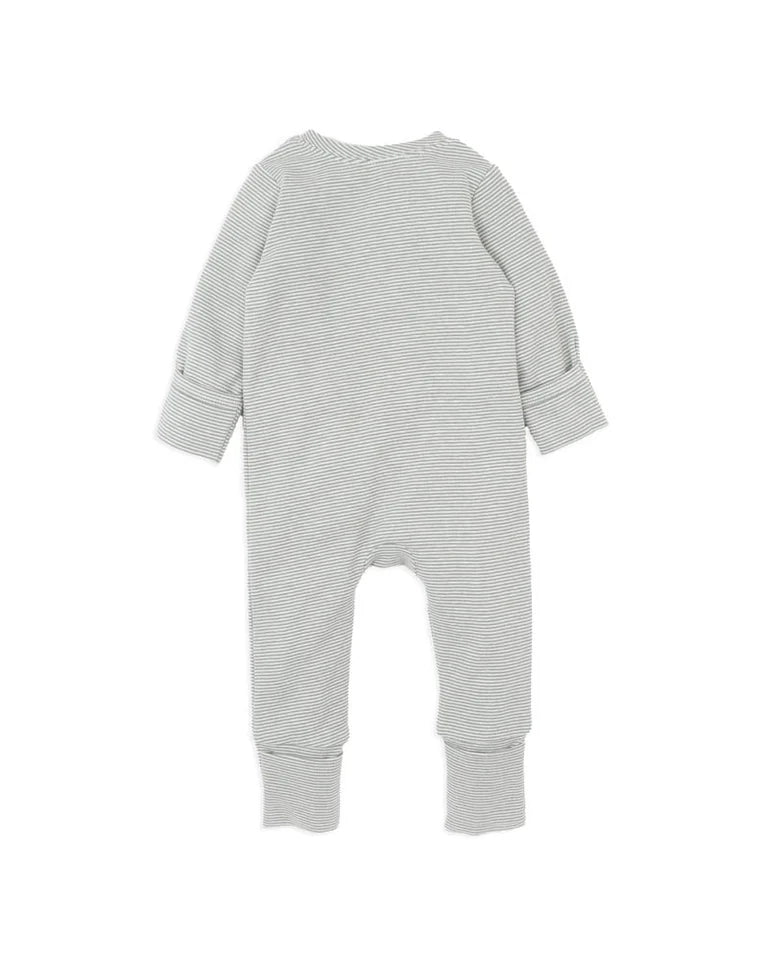 OTTO STRIPE ORGANIC ZIPSUIT