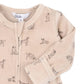 OTTO VELOUR ZIP ONESIE