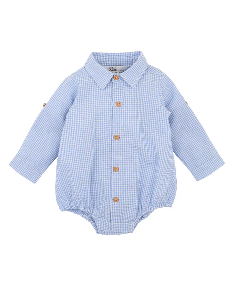 JAKE CHECK SHIRT BODYSUIT