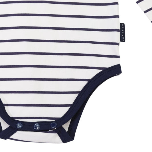 Striped Bodysuit | Navy