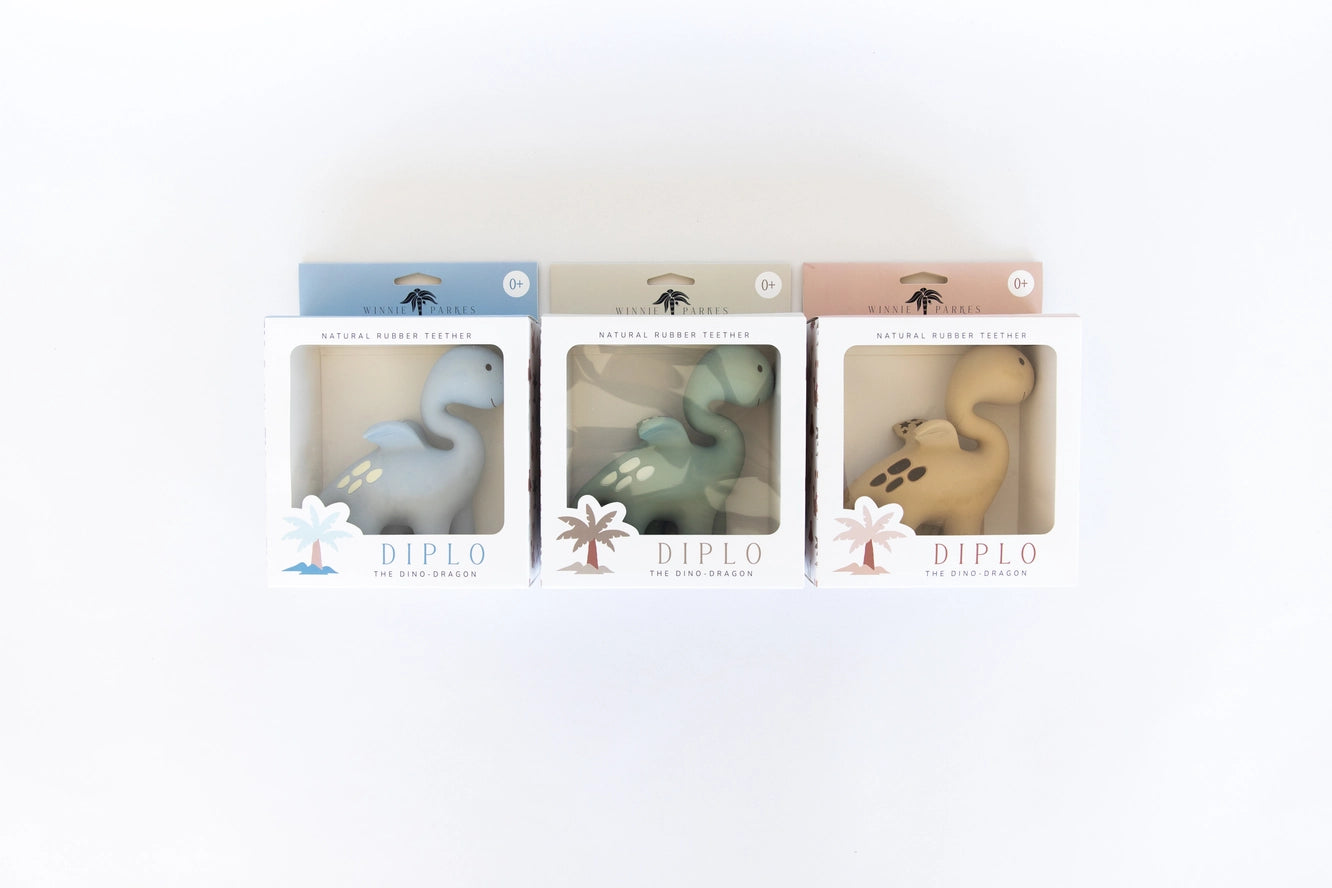 Diplo the Dino-Dragon Natural Rubber Teether