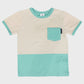 Colour Block Tee Green