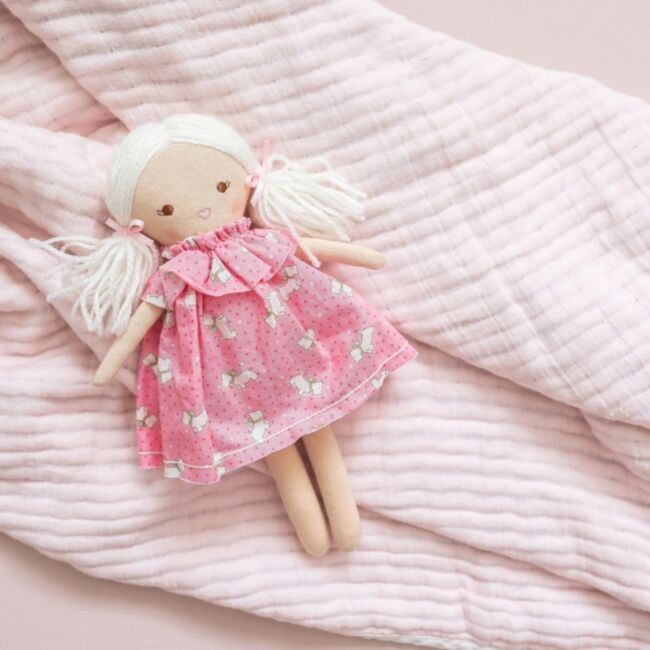Mini Matilda Doll 24cm Pink Puppies