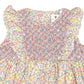 Floral Smocked Sunsuit Yellow Floral