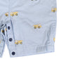 Embroidered Truck Chambray Overall Light