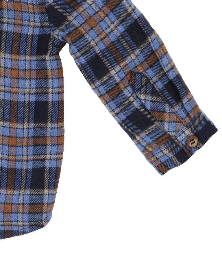 HUNTER CHECK LS SHIRT 3-5 YRS