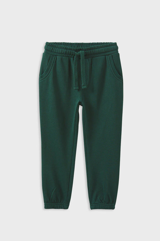 Boys Green Track Pant