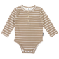 Striped Bodysuit Beige