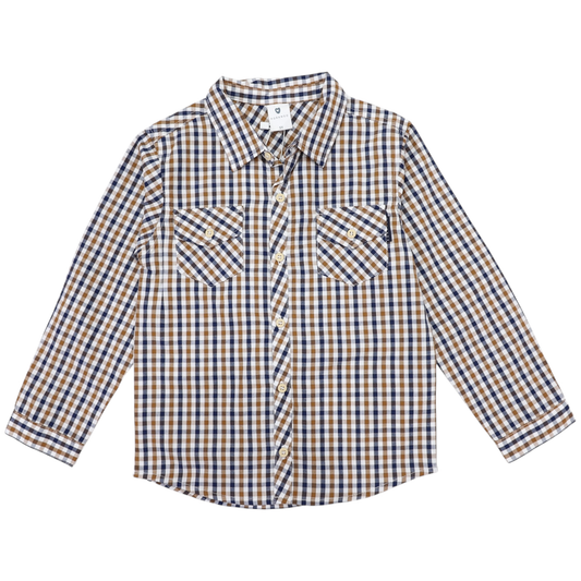 Check Shirt Beige