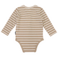 Striped Bodysuit Beige