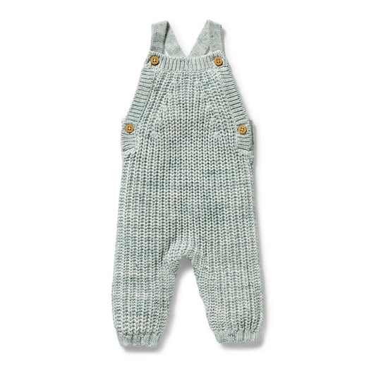 Moss Speckle Organic Knitted Overall