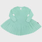 Swing Knit dress | Green